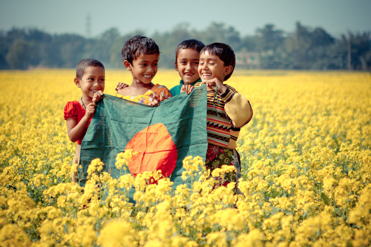 Children supported by Al-Ihsan Charity Foundation